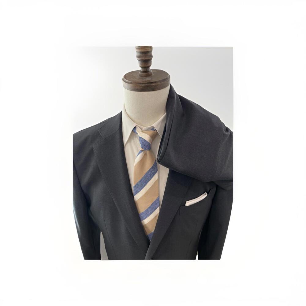 CUSTOM SUITSUPPLY MENS LA SPALLA 44-46 SHORT 40x24.5 REDA FABRIC VGC!